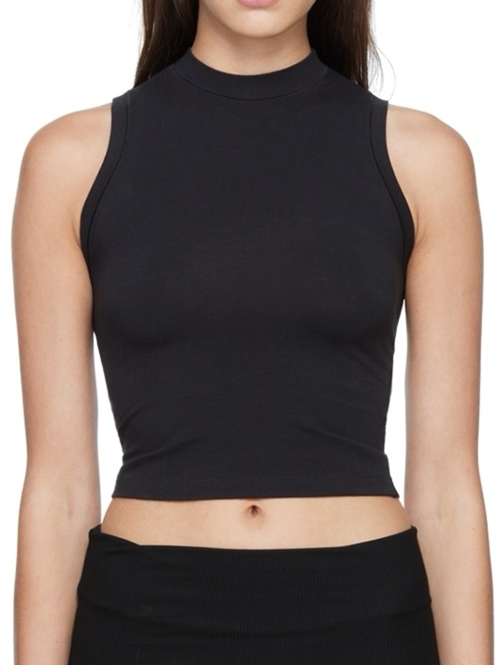 Skims high neck jersey tank